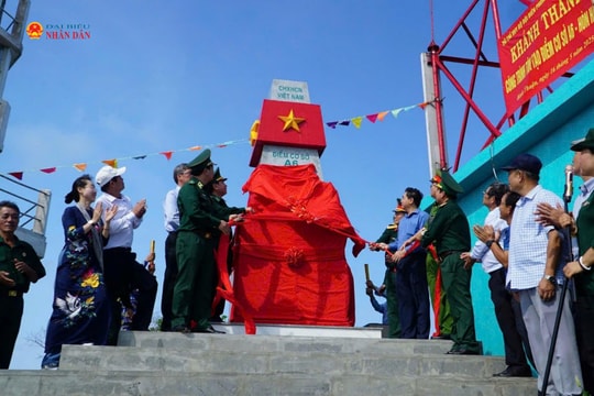 Bình Thuận: Khánh thành công trình tôn tạo Điểm Mốc cơ sở A6 trên Đảo Hòn Hải