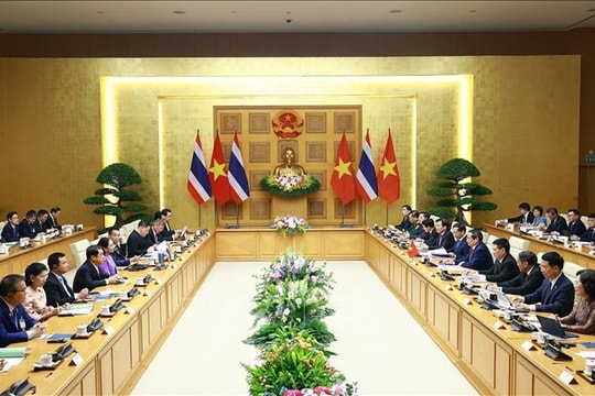 Thủ tướng Chính phủ Phạm Minh Chính và Thủ tướng Thái Lan đồng chủ trì Họp Nội các chung Việt Nam - Thái Lan lần thứ 4