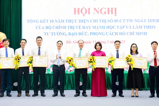 Bắc Giang: Tổng kết 10 năm thực hiện Chỉ thị số 05-CT/TW của Bộ Chính trị về đẩy mạnh học tập và làm theo tư tưởng, đạo đức, phong cách Hồ Chí Minh