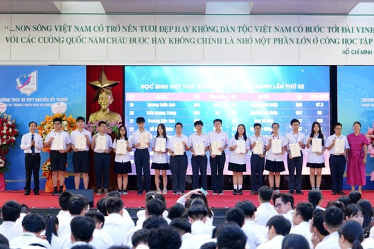 Trường THCS & THPT Nguyễn Tất Thành: Giáo dục toàn diện để học sinh không chỉ có "điểm số tốt"