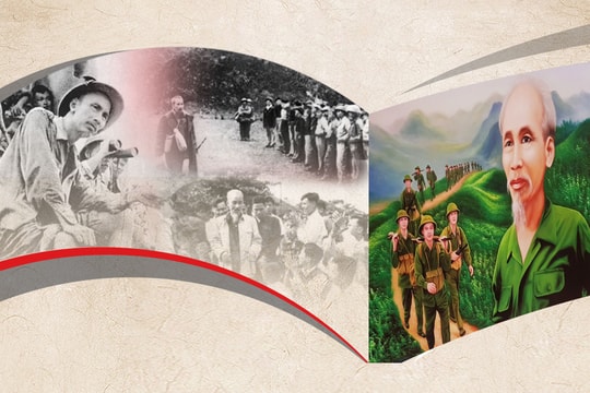 Bác vẫn cùng chúng cháu hành quân