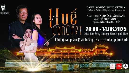 Hành trình âm nhạc đa sắc màu tại Huế Concert 2025