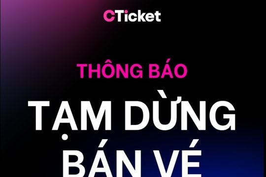 Cticket dừng bán vé vì lượng truy cập khổng lồ ngay khi mở bán vé xem G-Dragon biểu diễn