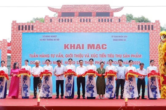 Người tiêu dùng Thủ đô thoả sức mua sắm ưu đãi hơn 500 sản phẩm OCOP, làng nghề