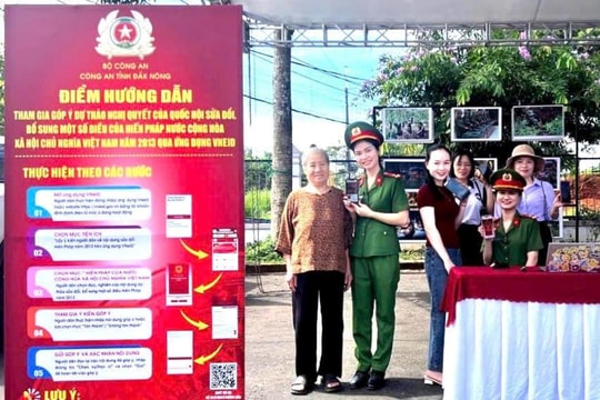 Đắk Nông: Đưa góp ý sửa đổi Hiến pháp đến từng người dân qua ứng dụng VNeID