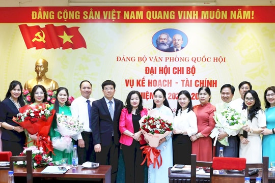 Chi bộ Vụ Kế hoạch - Tài chính tổ chức đại hội Chi bộ nhiệm kỳ 2025 - 2027