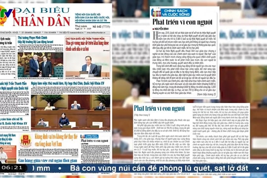Điểm báo VTV1: Phát triển vì con người