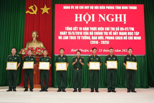 BĐBP Bình Thuận: Gắn học Bác với thực hiện thắng lợi nhiệm vụ chính trị