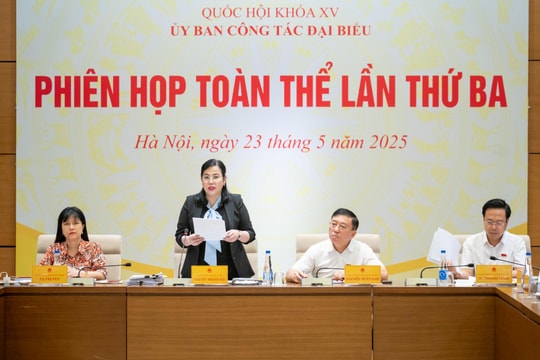 Ủy ban Công tác đại biểu họp Phiên toàn thể lần thứ ba