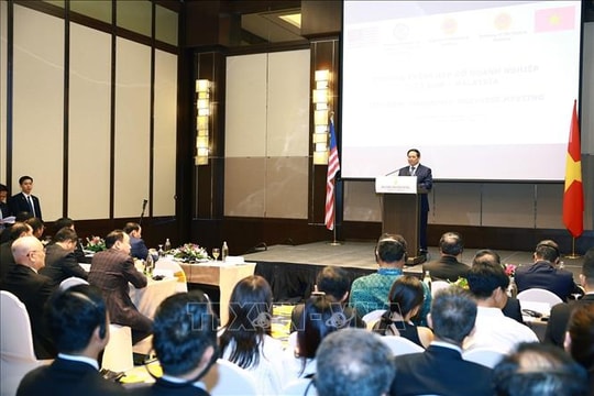 Thủ tướng Phạm Minh Chính dự Chương trình gặp gỡ doanh nghiệp Việt Nam - Malaysia