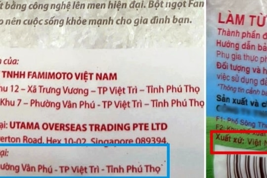 Hỗn loạn thị trường mì chính không ghi xuất xứ, không rõ nguồn gốc