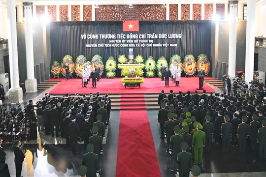 Lời cảm ơn của Ban Lễ tang và gia đình nguyên Chủ tịch nước Trần Đức Lương