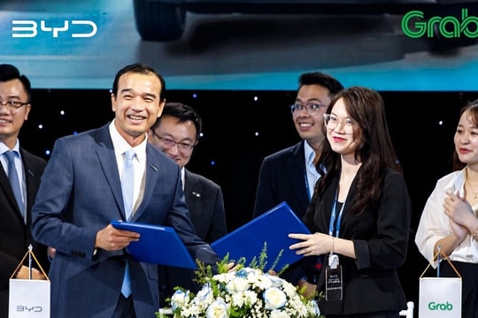 Grab bắt tay hãng xe điện lớn nhất Trung Quốc, tài xế có cơ hội nhận thu nhập tới 25 triệu đồng/tháng