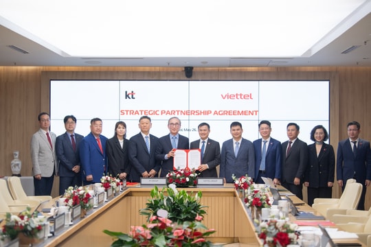 Tập đoàn Viettel và Tập đoàn KT (Hàn Quốc) hợp tác thúc đẩy AI, chuyển đổi số