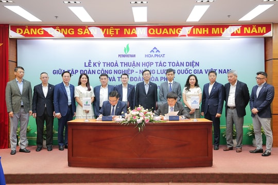 Petrovietnam hợp tác toàn diện với Hòa Phát: Chung tay vì một nền công nghiệp quốc gia hiện đại, bền vững