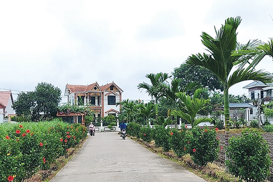 Xây dựng nông thôn mới nâng cao - c ách làm hay ở Phú Bình