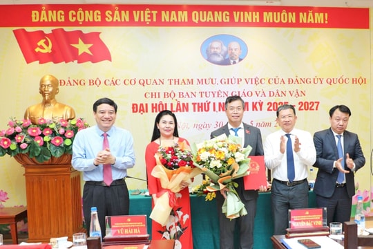 Đại hội Chi bộ Ban Tuyên giáo và Dân vận Đảng ủy Quốc hội nhiệm kỳ 2025-2027
