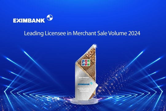 Eximbank - Ngân hàng dẫn đầu về doanh số thanh toán thẻ năm 2024