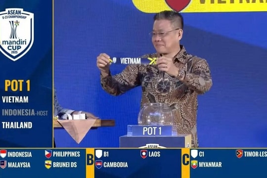 Việt Nam, Lào, Campuchia chung bảng đấu tại U23 Đông Nam Á 2025