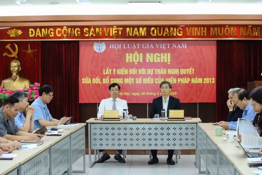 Hội Luật gia Việt Nam tổ chức Hội nghị lấy ý kiến sửa đổi, bổ sung Hiến pháp năm 2013