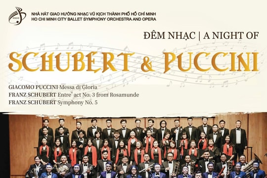 Không gian âm nhạc lãng mạn với kiệt tác của Schubert và Puccini