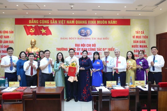 Đại hội Chi bộ Thường trực Ủy ban Công tác đại biểu nhiệm kỳ 2025 - 2027