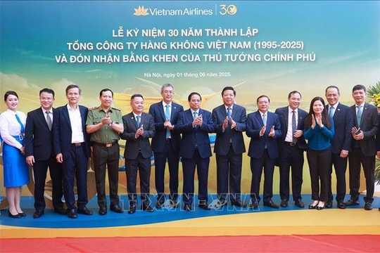 Thủ tướng dự Lễ kỷ niệm 30 năm thành lập Tổng Công ty Hàng không Việt Nam