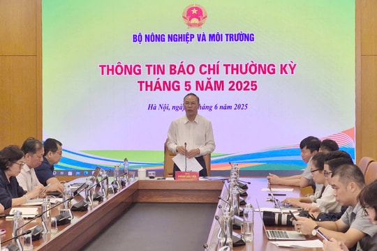 Bộ Nông nghiệp và Môi trường thông tin báo chí thường kỳ tháng 5