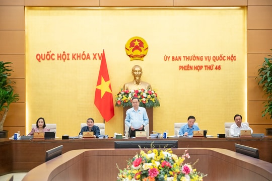 Khai mạc Phiên họp thứ 46 của Ủy ban Thường vụ Quốc hội