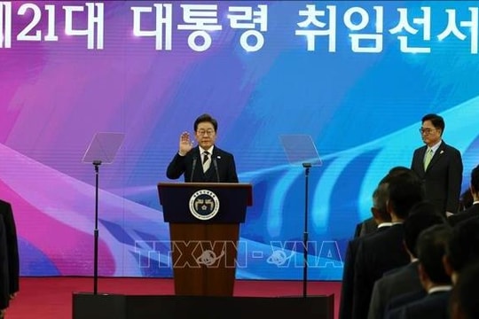 Điện mừng Tổng thống thứ 21 của Đại Hàn Dân Quốc