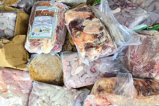 Quảng Bình: Phát hiện gần 270kg thực phẩm không rõ xuất xứ