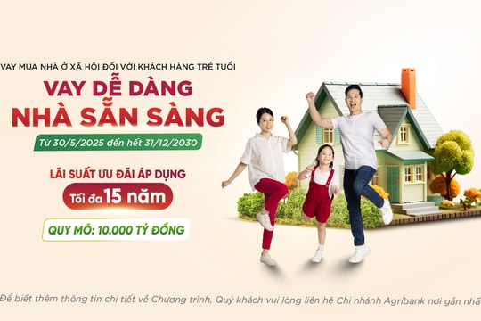 Mau chóng dành cơ hội an cư từ Agribank