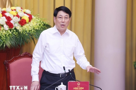 Chủ tịch nước Lương Cường: Hợp nhất Hưng Yên và Thái Bình là lựa chọn có tính đột phá