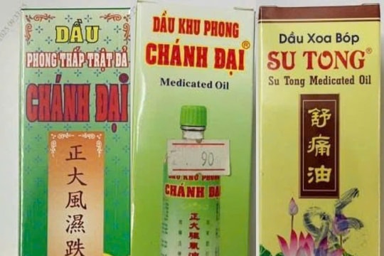 TP. Hồ Chí Minh: Phát hiện 3 sản phẩm thuốc y học cổ truyền giả của c ơ sở sản xuất Chánh Đại