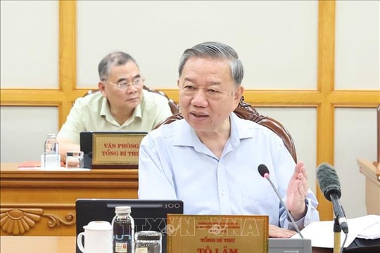 Tổng Bí thư Tô Lâm: Bố trí, sắp xếp cán bộ đúng nguyên tắc, không để phát sinh vấn đề phức tạp nội bộ