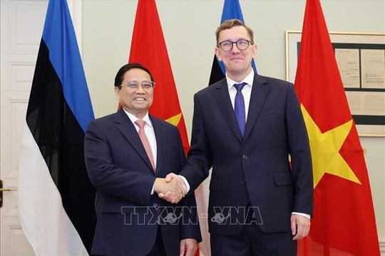 Thủ tướng Phạm Minh Chính hội đàm với Thủ tướng Estonia Kristen Michal