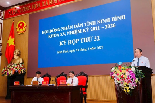 Kỳ họp thứ 32, HĐND tỉnh Ninh Bình Khóa XV Hành động vì sự phát triển bền vững