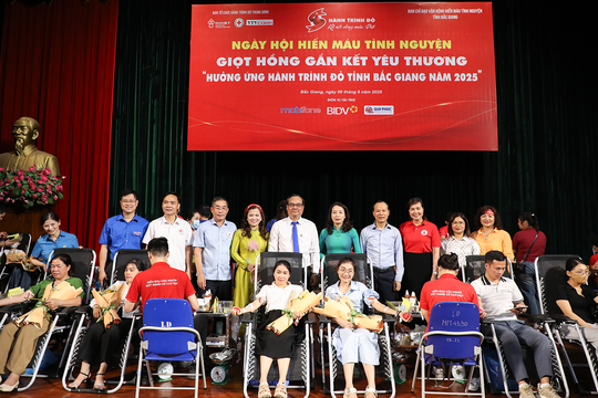 Bắc Giang tổ chức khai mạc hành trình đỏ lần thứ XIII và tôn vinh người hiến máu tiêu biểu năm 2025