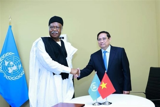 Vietnamese PM meets President of UN General Assembly in France