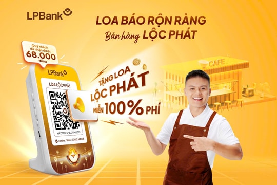 LPBank ra mắt Loa Lộc Phát với tính năng thông báo biến động số dư bằng giọng nói