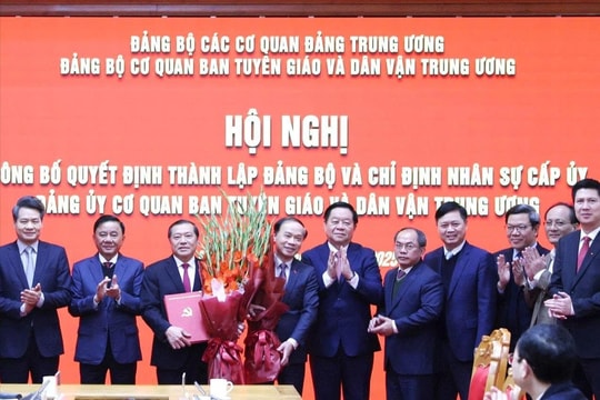 Đổi mới tư duy nhận thức, hành động, nâng cao chất lượng tham mưu chiến lược trên lĩnh vực tuyên giáo và dân vận