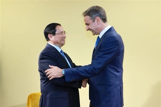 Vietnamese, Greek PMs meet on sidelines of UNOC 3