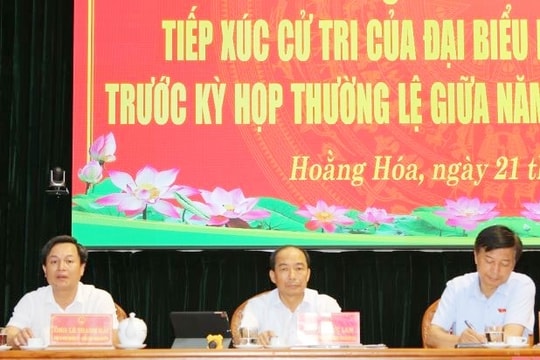 Lắng nghe kiến nghị của cử tri để xử lý rốt ráo