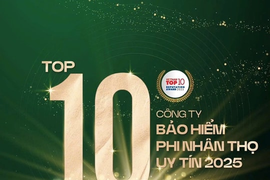 Bảo hiểm Agribank tiếp tục lọt Top 10 công ty bảo hiểm uy tín năm 2025