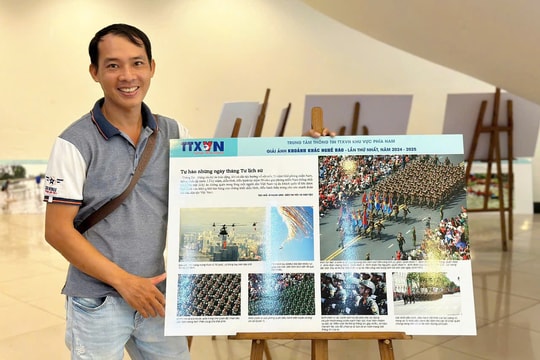 Chùm ảnh về đại lễ 30/4 đoạt giải A “Khoảnh khắc nghề báo”