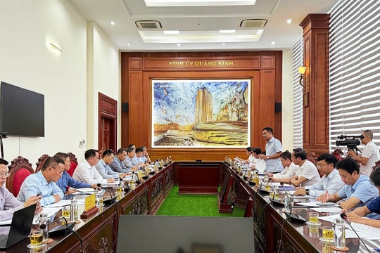 EVN và tỉnh Quảng Bình làm việc về các dự án thuộc Trung tâm Điện lực Quảng Trạch