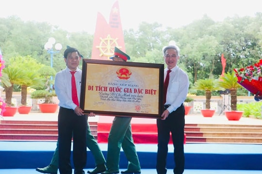 Bà Rịa – Vũng Tàu: Đón nhận Bằng xếp hạng Di tích quốc gia đặc biệt đường Hồ Chí Minh trên biển