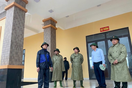 Quảng Trị: Bộ chỉ huy quân sự triển khai công tác phòng chống bão lũ