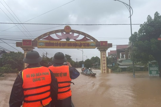 Quảng Trị: Hai người chết, một người bị thương do mưa lũ
