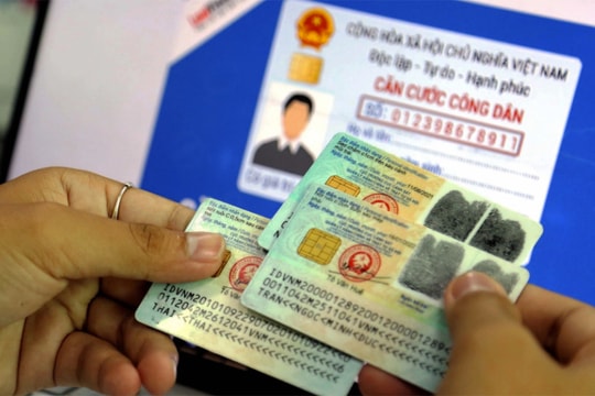Không bắt buộc đổi căn cước công dân khi sắp xếp đơn vị hành chính